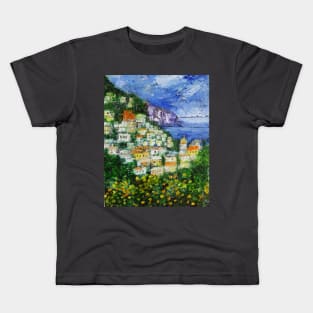 Positano Landscape Kids T-Shirt